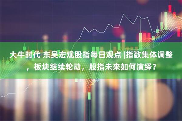大牛时代 东吴宏观股指每日观点 |指数集体调整，板块继续轮动，股指未来如何演绎？