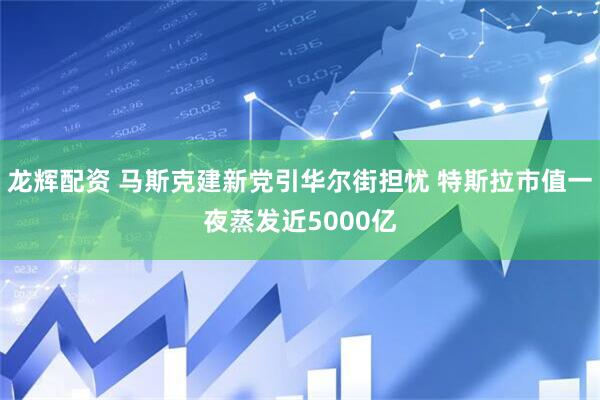 龙辉配资 马斯克建新党引华尔街担忧 特斯拉市值一夜蒸发近5000亿