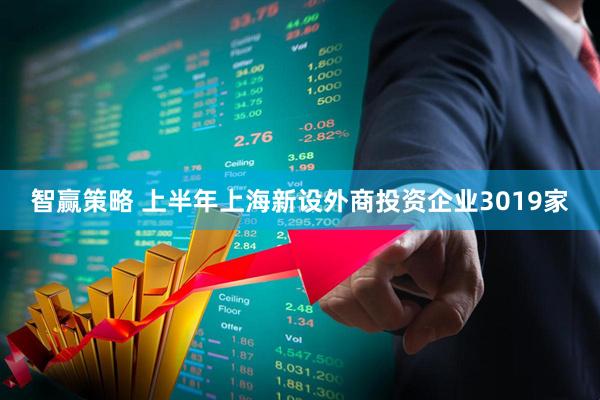 智赢策略 上半年上海新设外商投资企业3019家