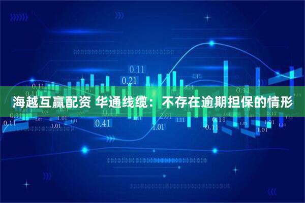 海越互赢配资 华通线缆：不存在逾期担保的情形